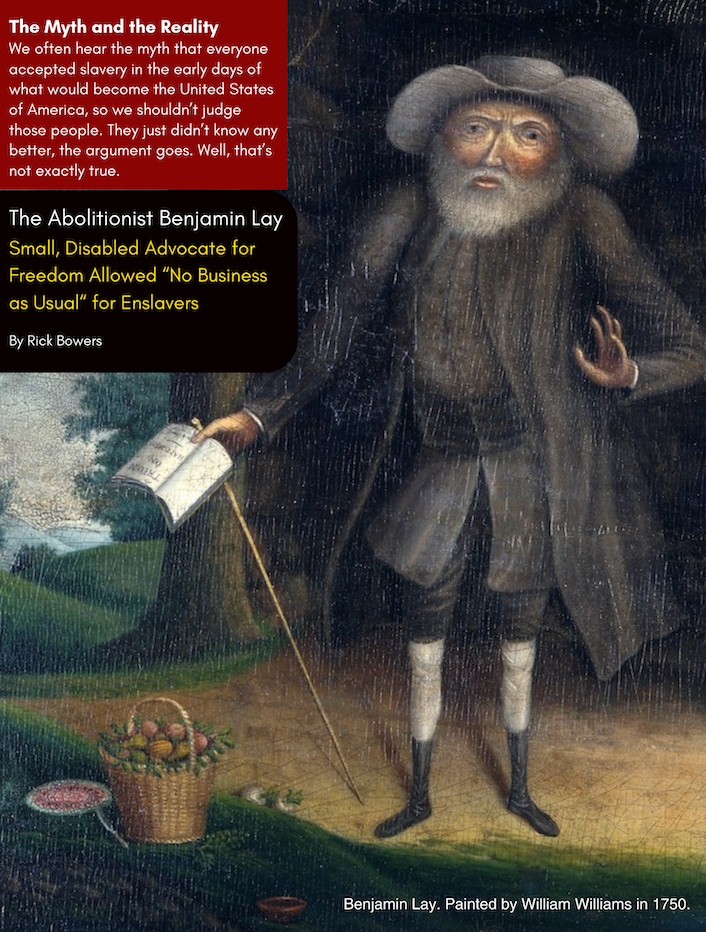 benjamin lay Cover image for article about the Abolitionist Benjamin Lay