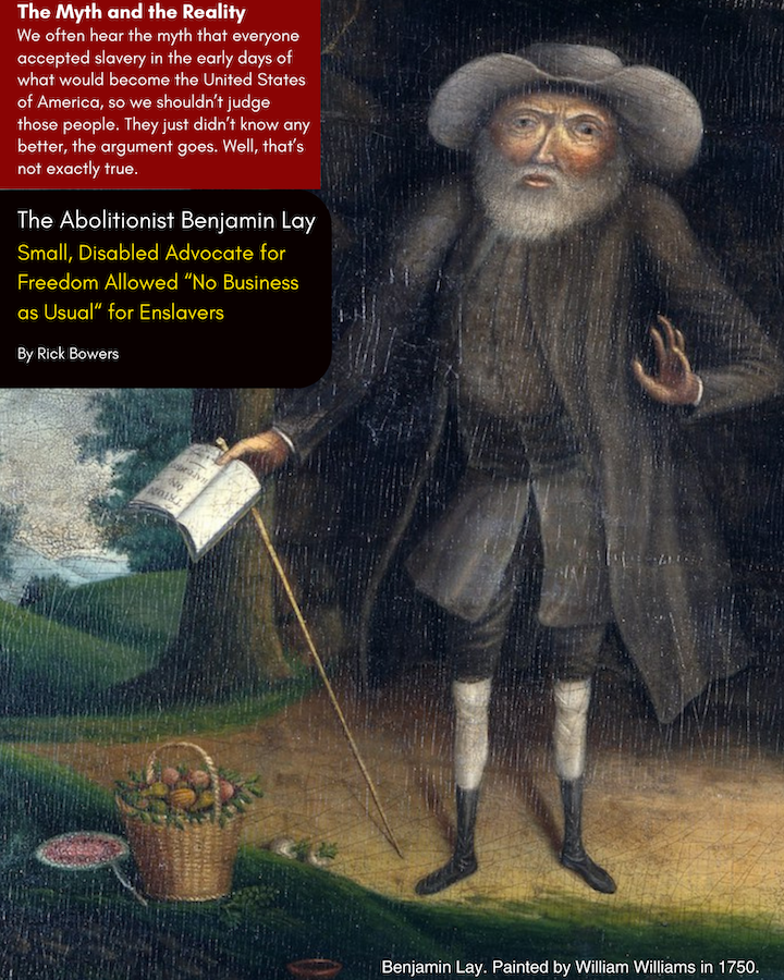 Cover image for article about the Abolitionist Benjamin Lay